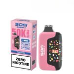 Peach Ice Sofi Surge X 50000 Zero Nicotine 1