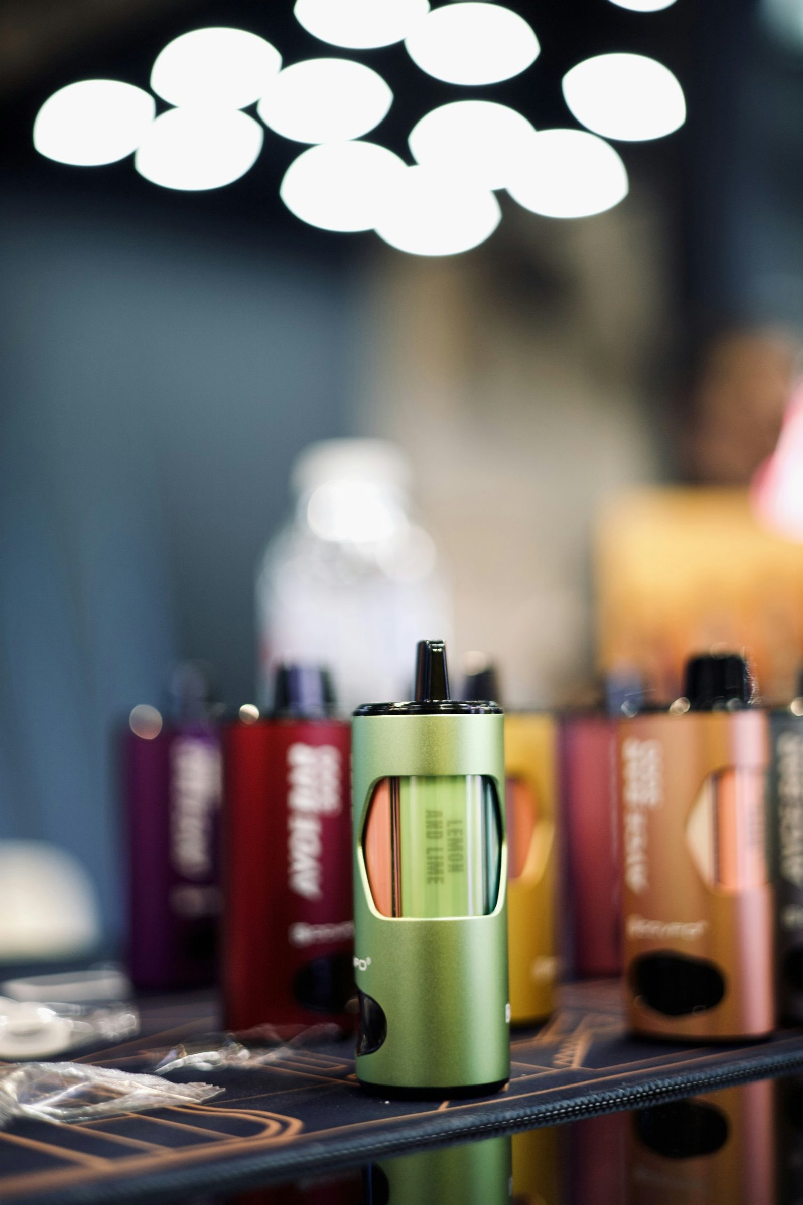 Image of a high-quality vape device on a table Image of a high-quality vape device on a table