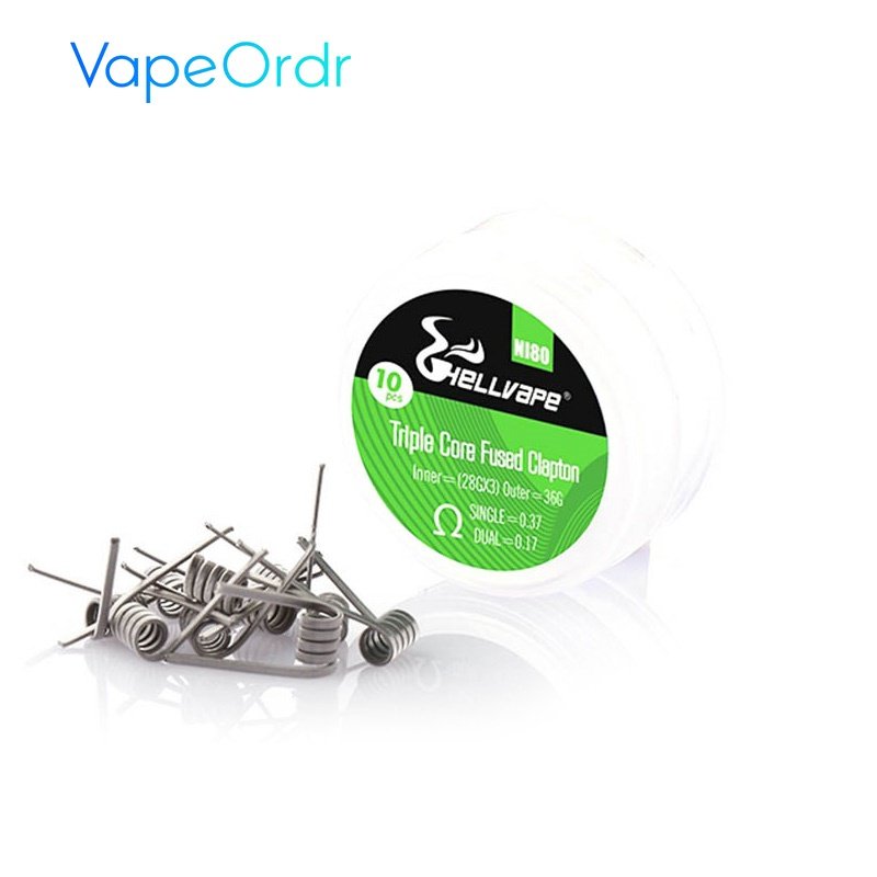 Hellvape NI80 Wire Coil (10pcs/pack) Hellvape NI80 Wire Coil (10pcs/pack)